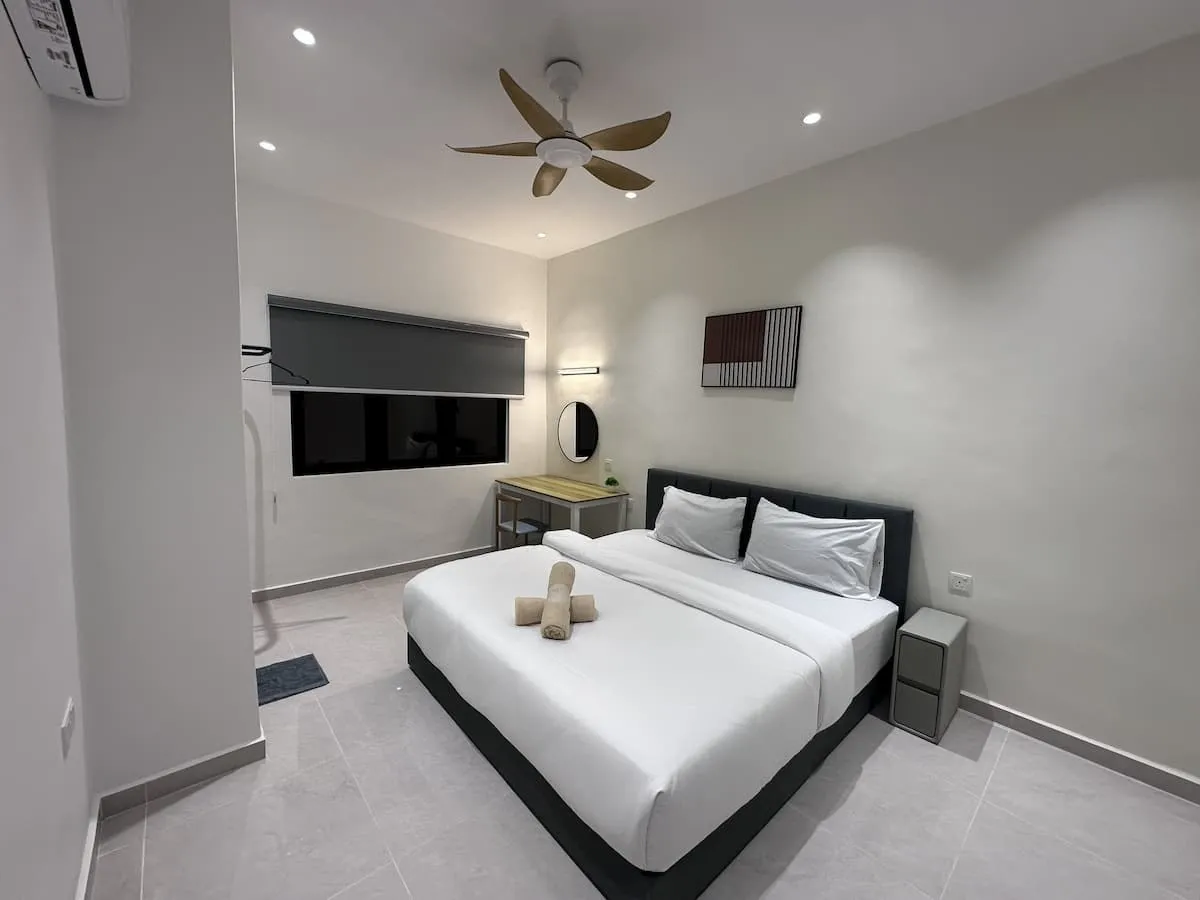Bedroom 1 with king bed